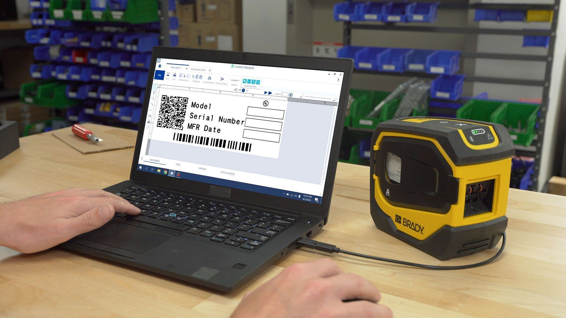 Портативный принтер этикеток BRADY M511