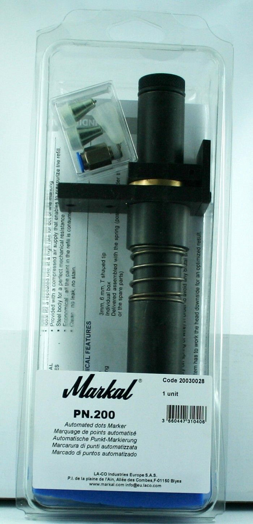 Ударно-точечный маркер Markal PN.200 с картриджами RS.2000