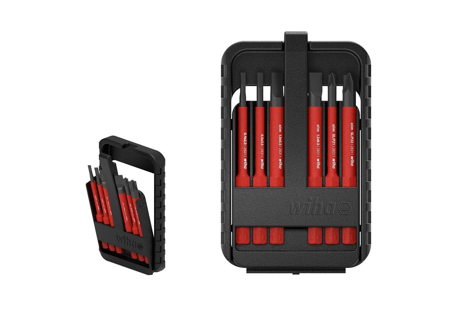 Набор бит Wiha slimBit electric в коробке (6 предметов, Pozidriv)