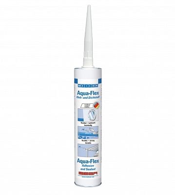 WEICON Aqua-Flex MS-Полимер для мокрых и влажных поверхностей, белый