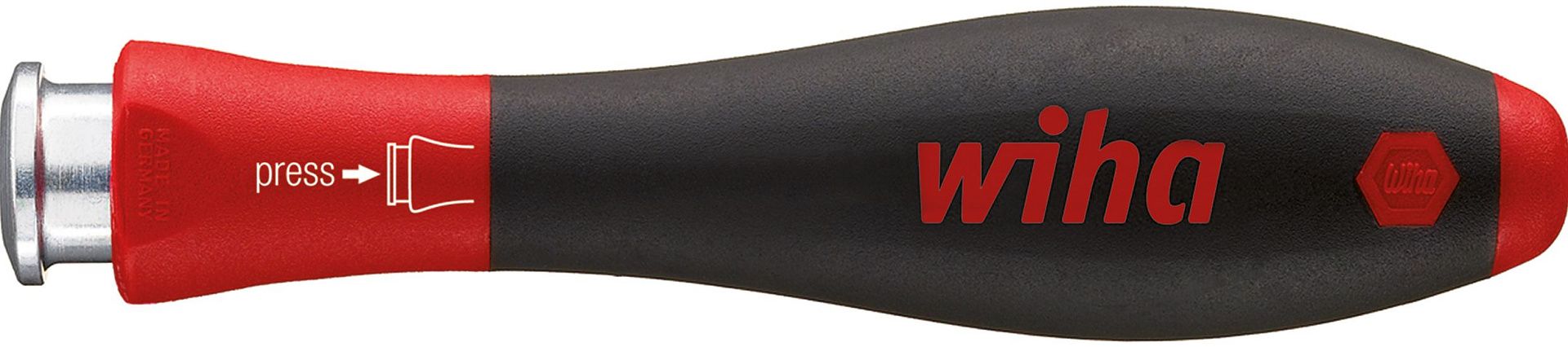 Рукояткa отвертки Wiha SoftFinish-telescopic для сменного жала SYSTEM 4