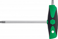 Штифтовый Т-ключ Wiha ComfortGrip TORX с боковым приводом и матовым хромированием