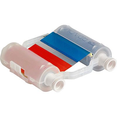 B30-R10000-KB-16 риббон многоцветный, Resin, черный-синий. Длина плашки 400 мм. Размер 110 мм*60.90 м. (BBP35/37)