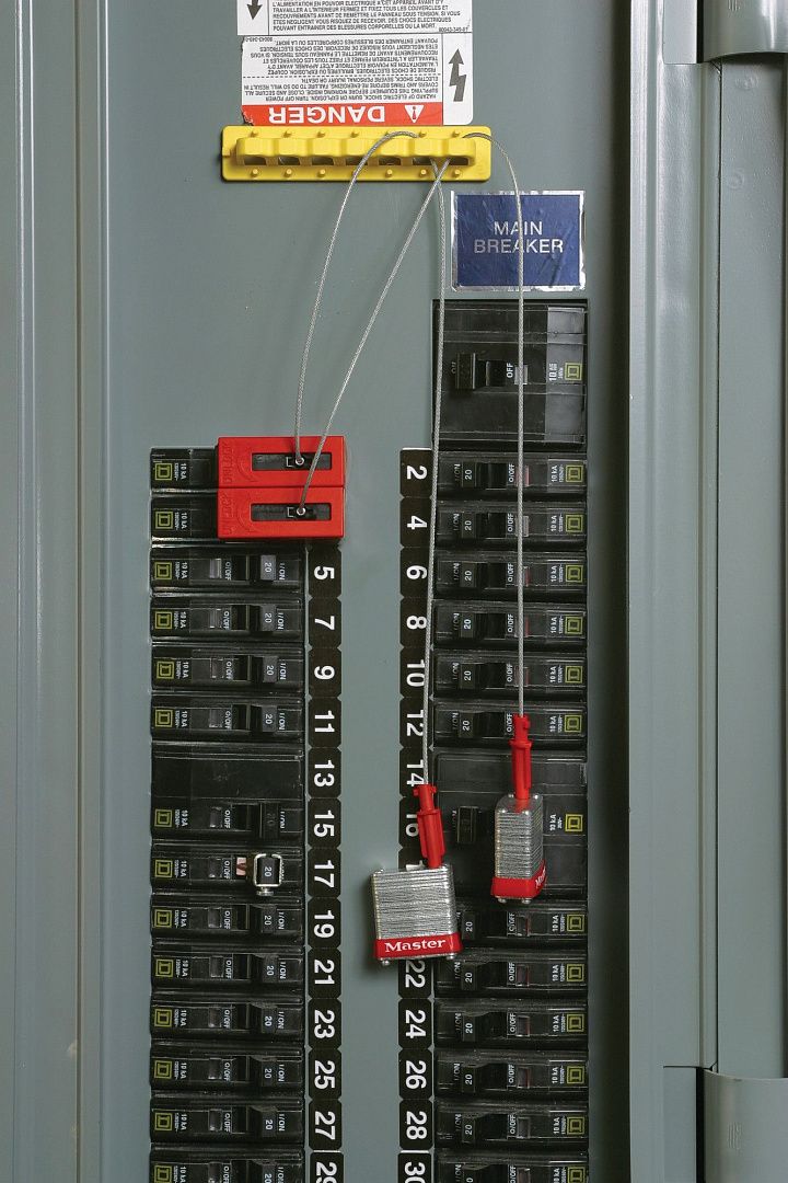 Направляющая для блокиратора флажковых автоматов компактного, нейлон, количество отверстий – 7, 102х18х20 мм, цвет – желтый, 1 шт/упак