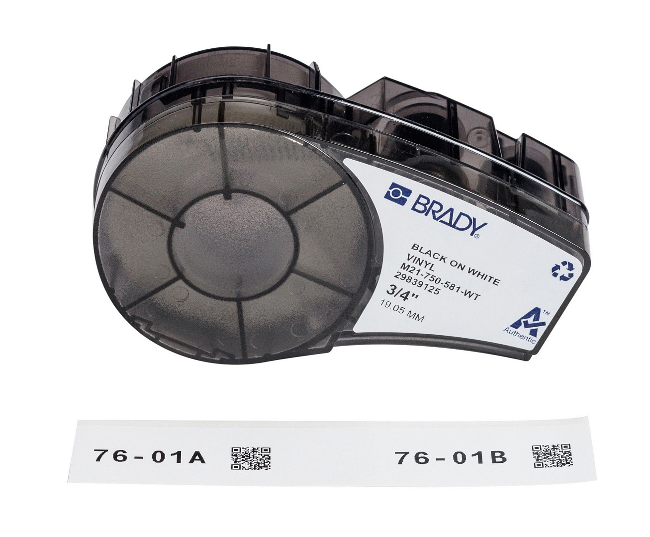 Картридж Brady для принтеров M210, M211 и BMP21 материал B-581 перемещаемый винил, лента
