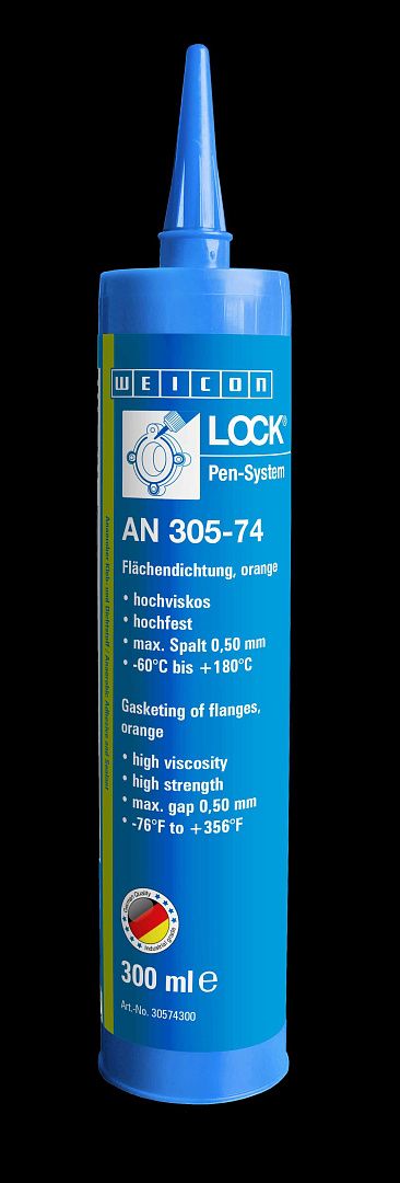 10034146 WEICONLOCK AN 305-74 Уплотнитель фланцев (300 мл) высокая вязкость, высокая сила фиксации, макс. заз