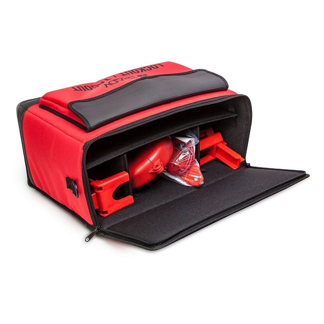Сумка демонстрационного набора большая укомплектектованная, нейлон, 330х450х200 мм, цвет – красный, комплект