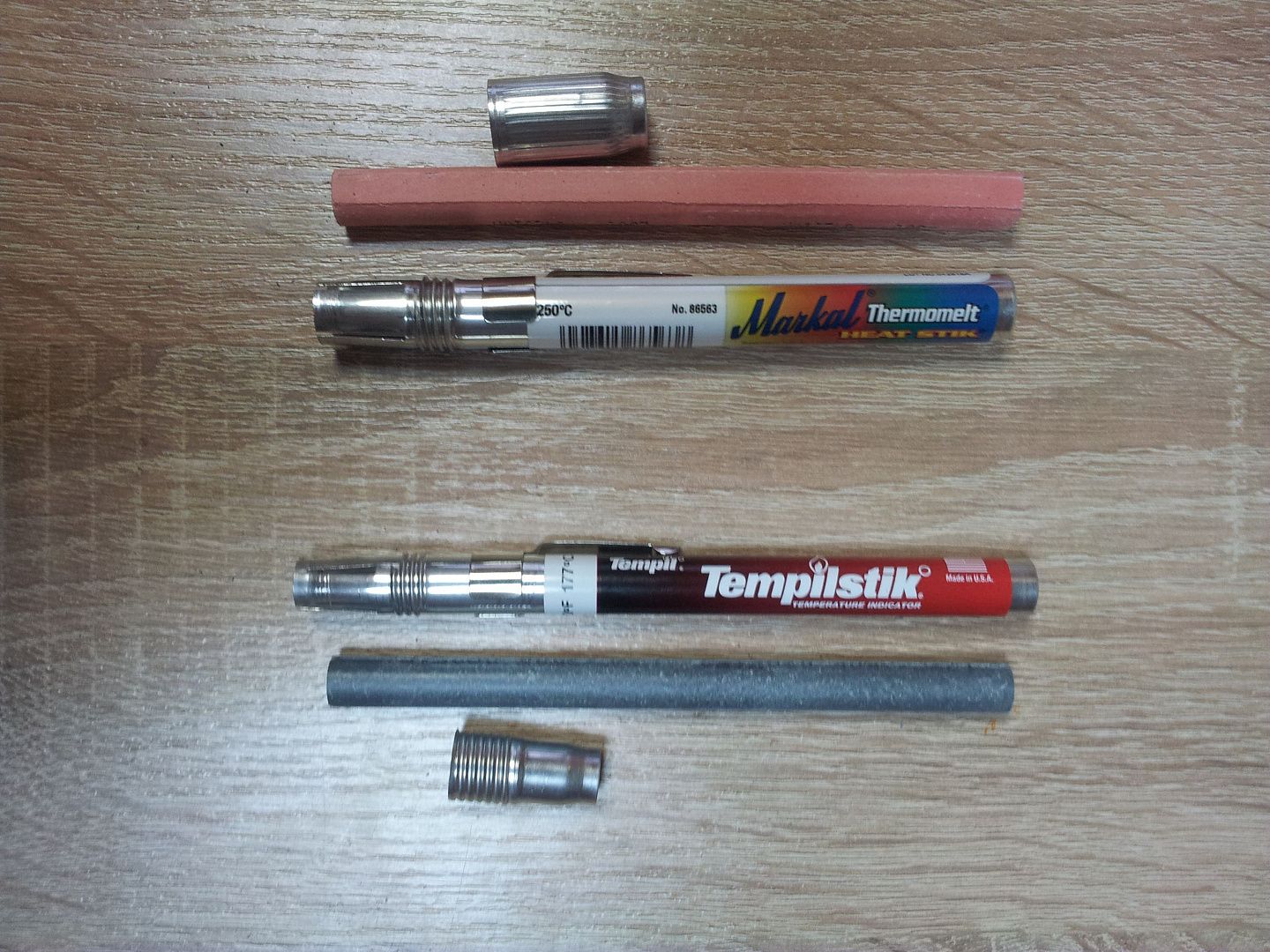 Тестовый набор карандашей Tempil Tempilstik в сумке