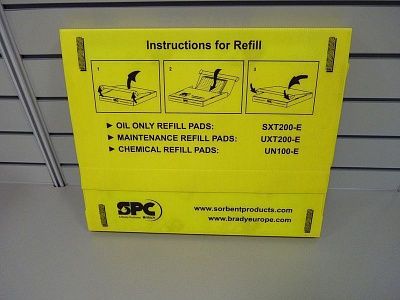 Настенный бокс Brady Spill Box для сбора проливов (адсорбция 10 литров)