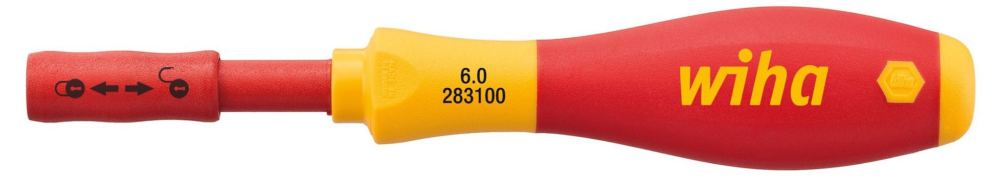 Отвертка Wiha SoftFinish electric с держателем slimVario для бит slimBit