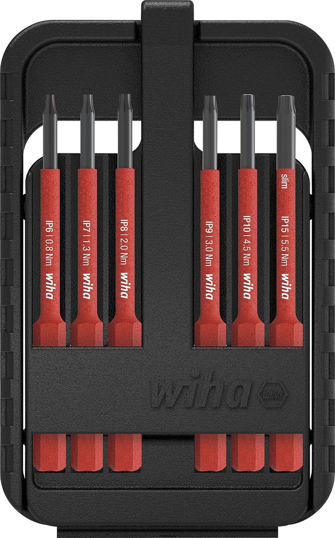 Набор бит Wiha slimBit electric в коробке (6 предметов, TORX PLUS)