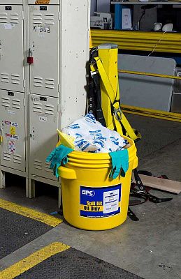 Комплект для устранения проливов Brady Lab Spill Kit в бочке (адсорбция 60 литров)