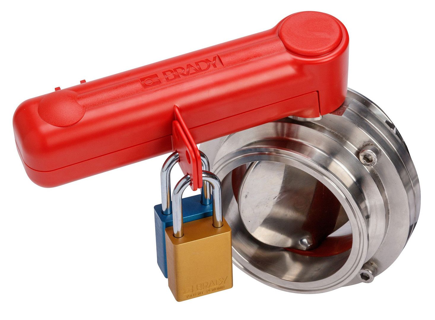 Блокиратор поворотных клапанов Brady типа "бабочка"