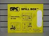 Настенный бокс Brady Spill Box для сбора проливов (адсорбция 10 литров)