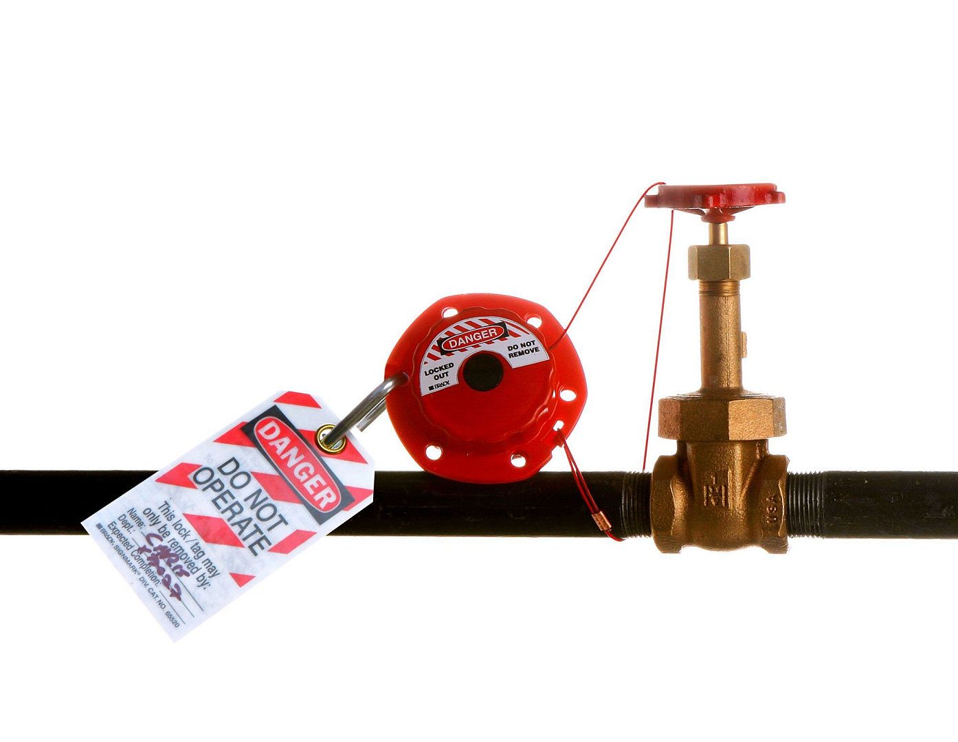 Блокиратор Brady тросовый компактный