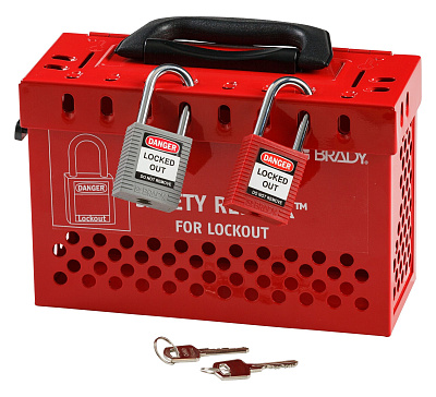Бокс групповой Brady Safety Redbox