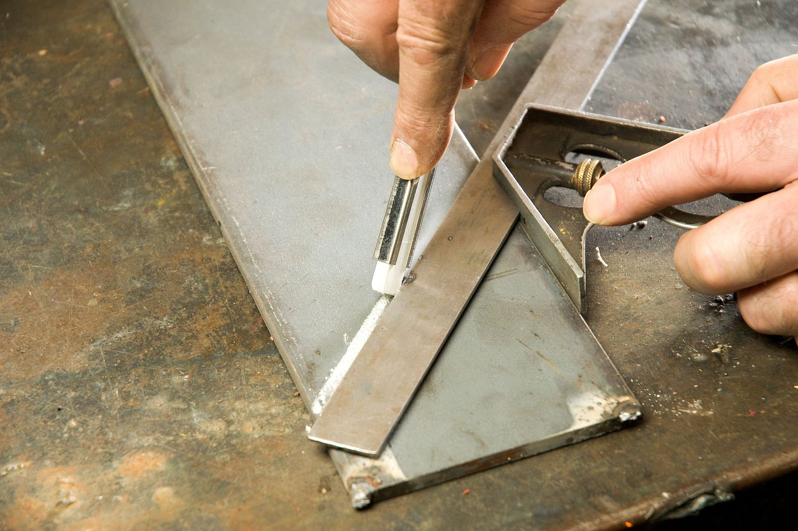 Мелок сварщика Markal Soapstone плоский с держателем