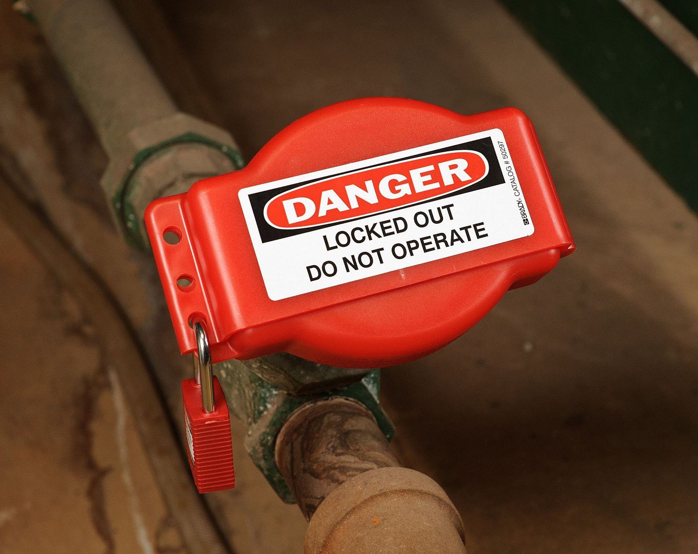 Блокиратор вентилей и задвижек Brady раздвижной