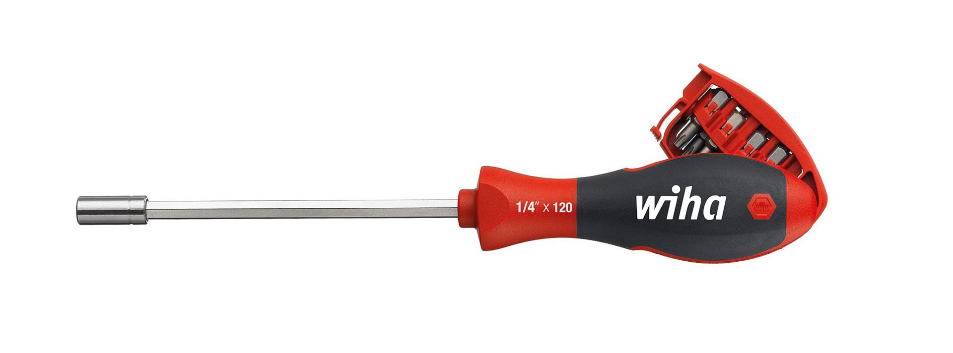 Отвёртка Wiha с магазином 8 бит (TORX)