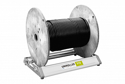 UNIROLLER 510 - размотчик кабеля в катушках до 200 кг