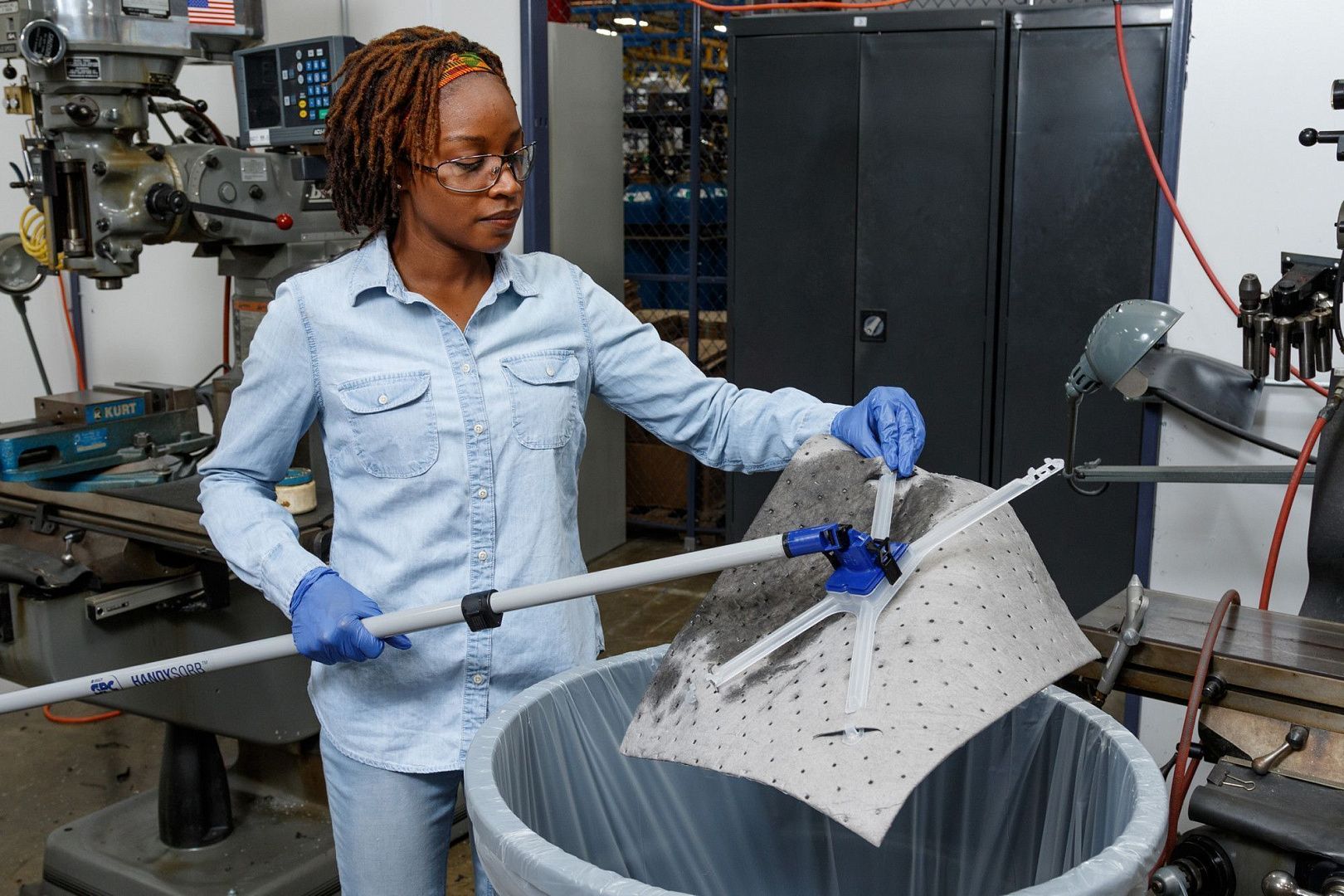 Сорбент-швабра Brady HandySorb со сменными насадками