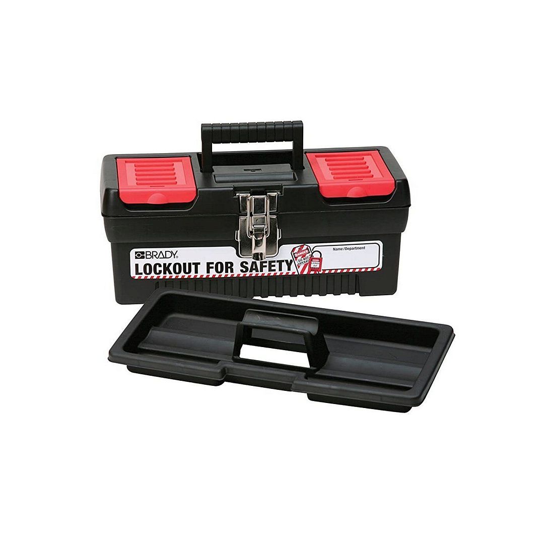 Ящик инструментальный малый, полипропилен, 180х356х140 мм, цвет – черный, 1шт/упак