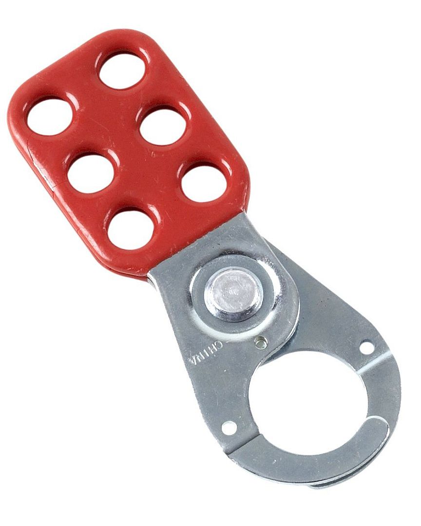 Множители замковые стандартные, сталь с виниловым покрытием, диаметр затвора – 25 мм, 114х40х10 мм, цвет – красный, 12 шт/упак