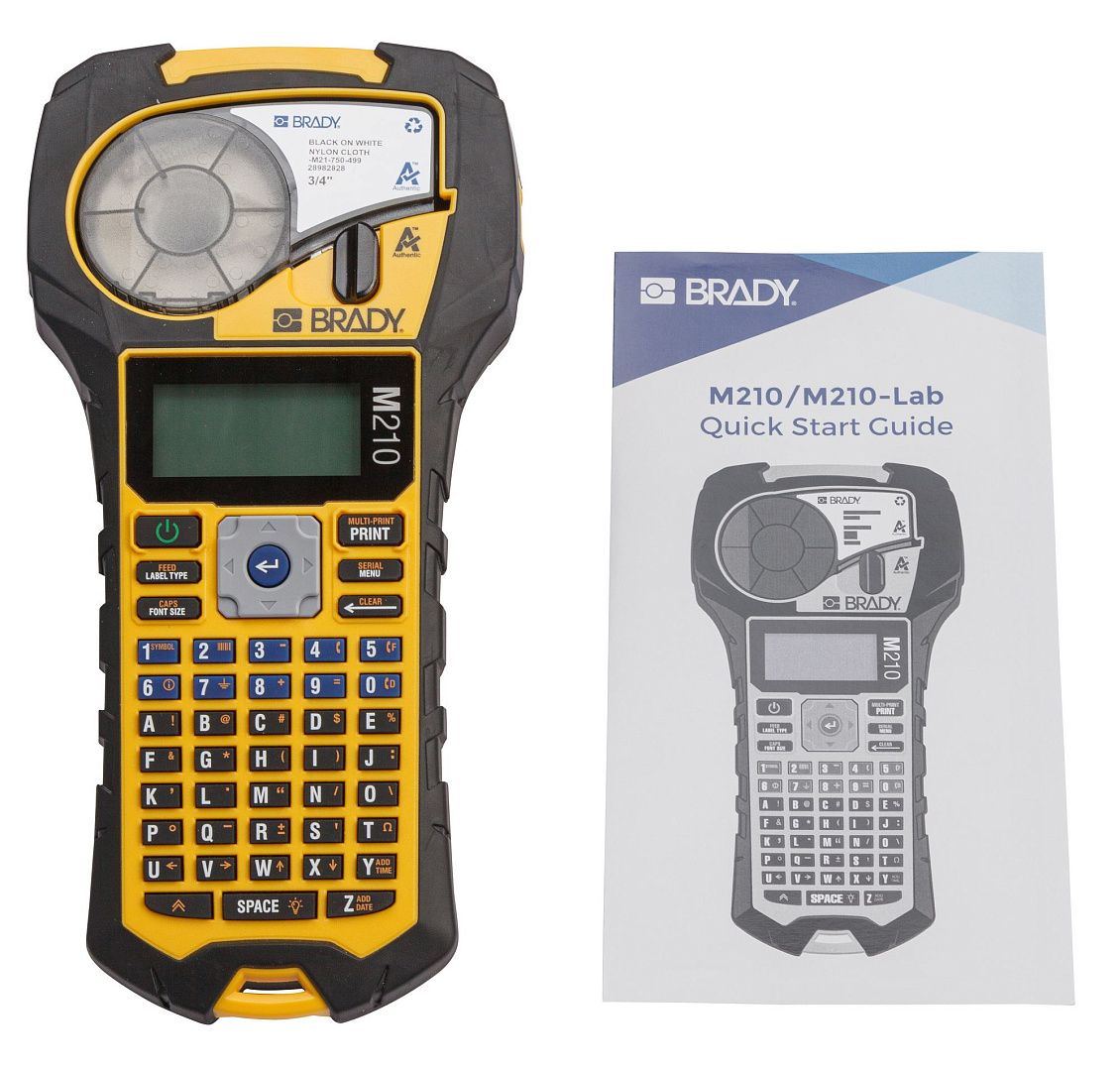 Принтер BRADY M210. Портативный ленточный принтер-маркиратор с картриджем M21-750-499