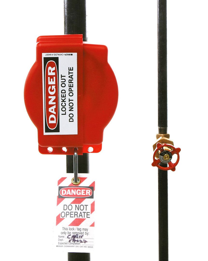 Блокиратор вентилей и задвижек Brady раздвижной