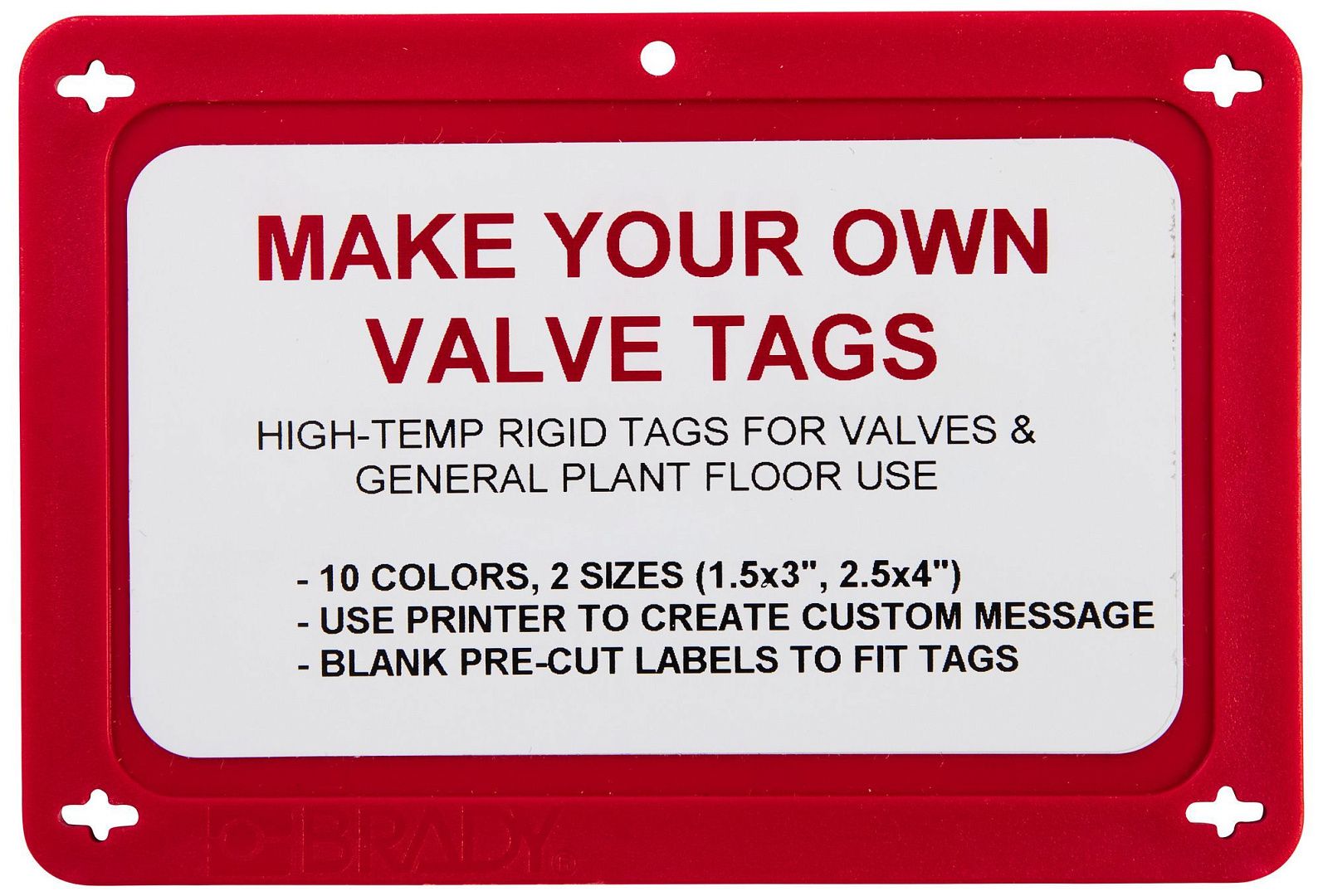 Бирки Brady пустые общего назначения