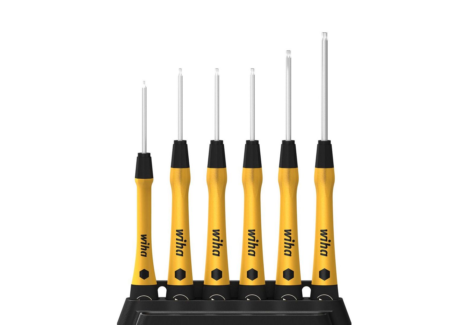 Набор микроотвёрток Wiha PicoFinish ESD TORX с держателем, 6 пр.