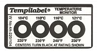 Этикетки Tempilable Series 4 нереверсивные термоиндикаторные