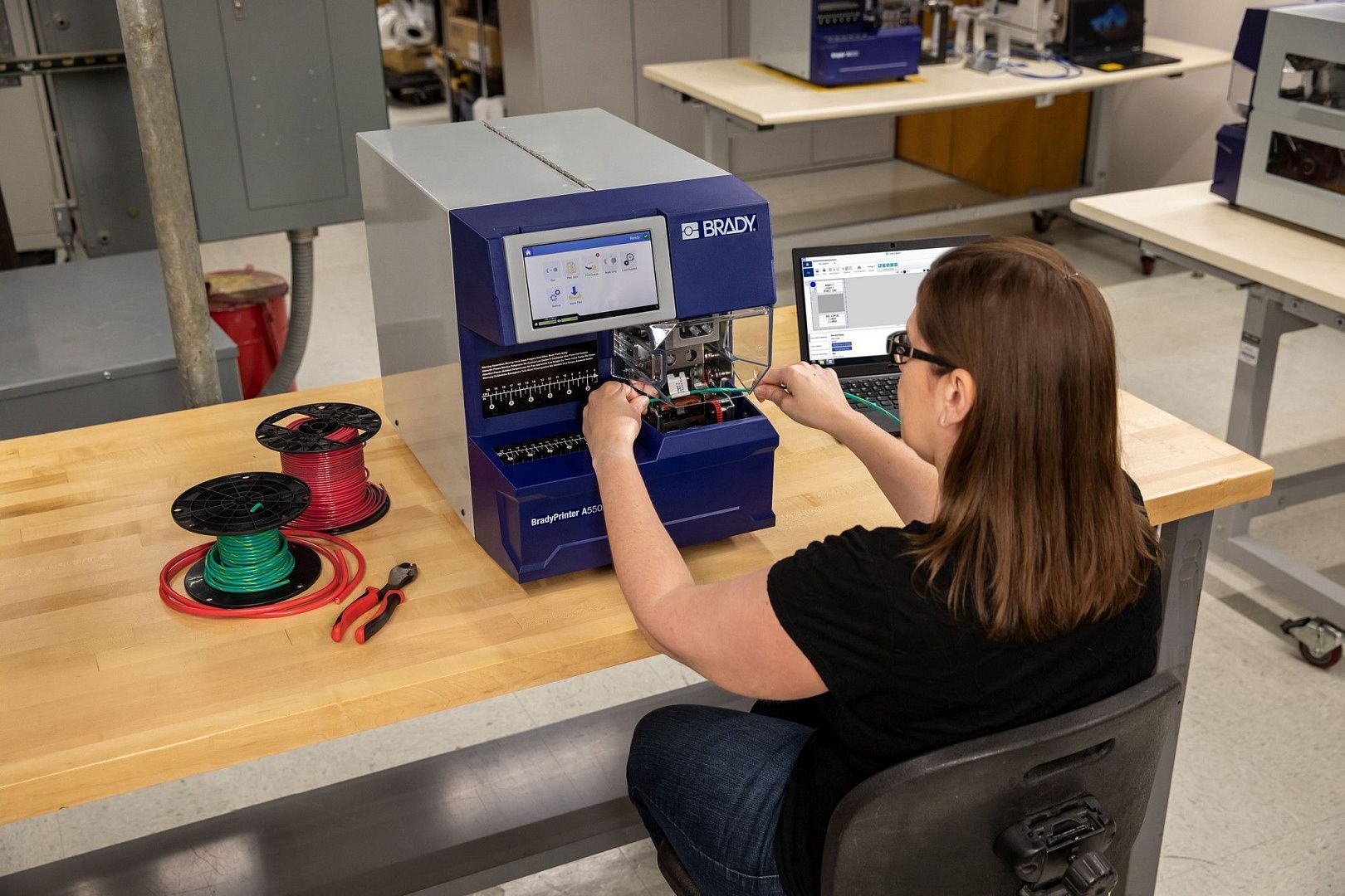 Принтер-аппликатор A5500 для флажковой маркировки.