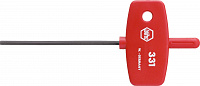 Штифтовый ключ Wiha Шестигранник с рукояткой-ключиком и чёрным оксидированным покрытием