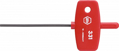 Штифтовый ключ Wiha Шестигранник с рукояткой-ключиком и чёрным оксидированным покрытием