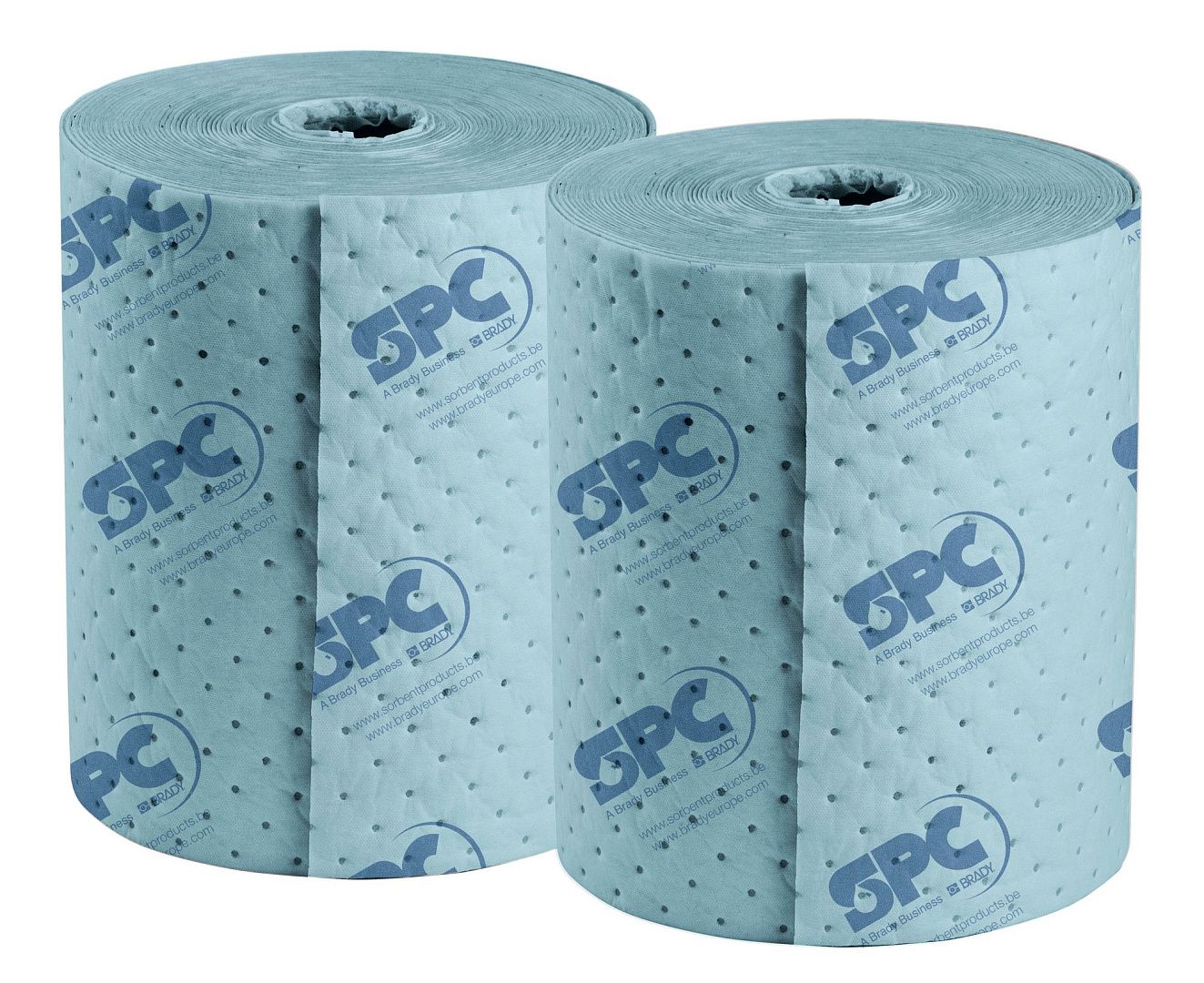 Салфетки в рулоне масловпитывающие Brady SPC BLUE (рифлёные, спабонд, 2-слойные)