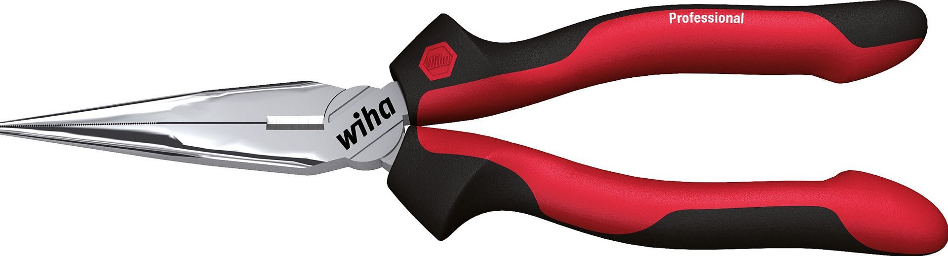 Плоскокруглогубцы Wiha Professional с режущей кромкой прямой формы