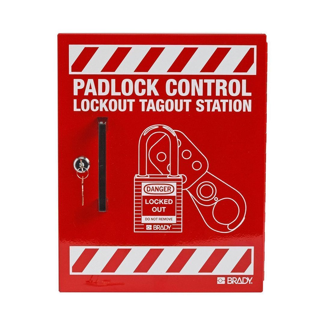 Станция для замков Brady металлическая