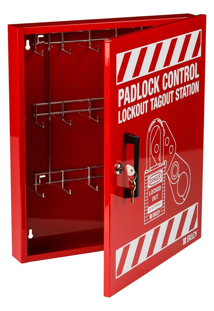 Станция для замков Brady металлическая