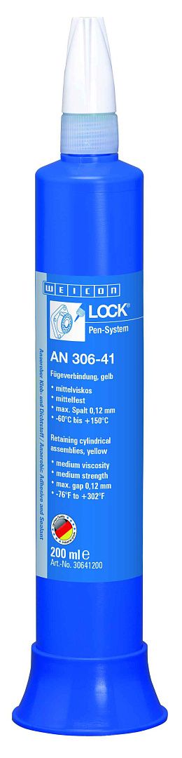10020033 WEICONLOCK AN 306-41 Фиксатор цилиндрических узлов (200 мл) средняя прочность, средняя вязкость, мак