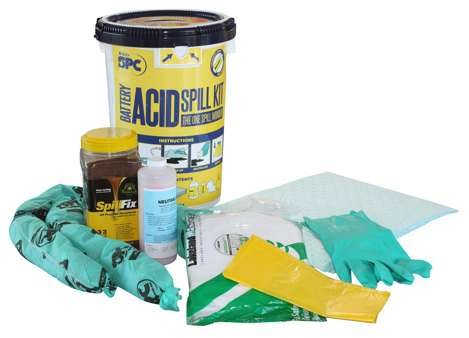 Набор Brady SPC Battery Acid Spill Kit для нейтрализации аккумуляторной кислоты