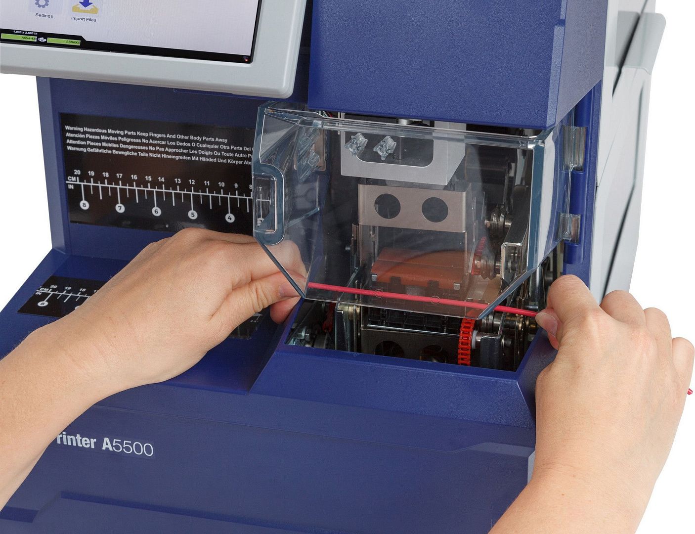 Принтер-аппликатор A5500 для флажковой маркировки.