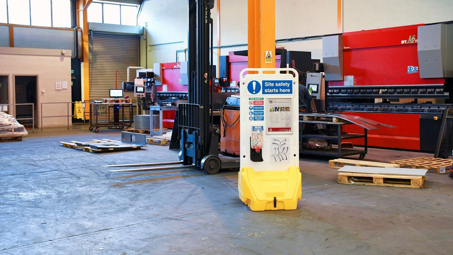 Мобильная станция Brady SitePoint для устранения проливов 