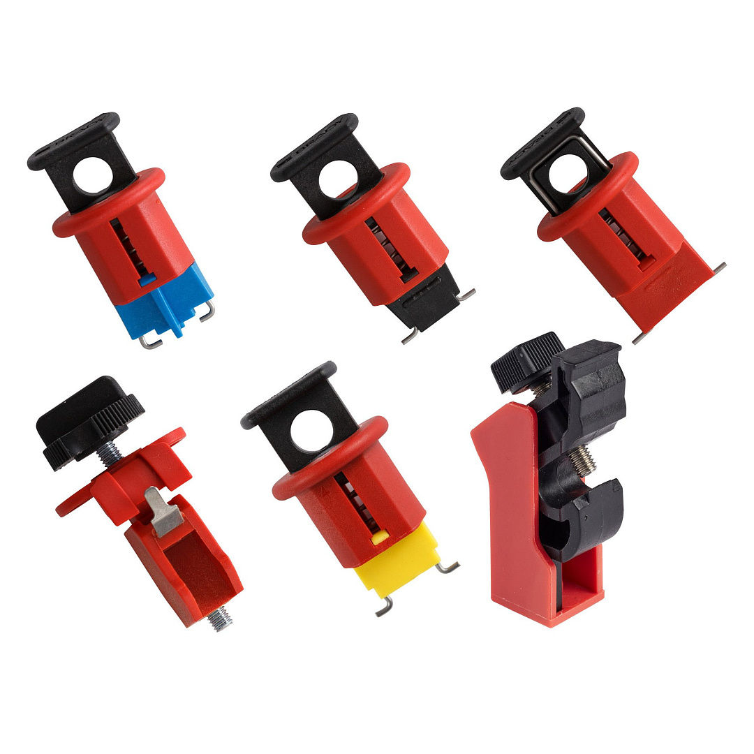 Набор блокираторов полюсных автоматов Brady