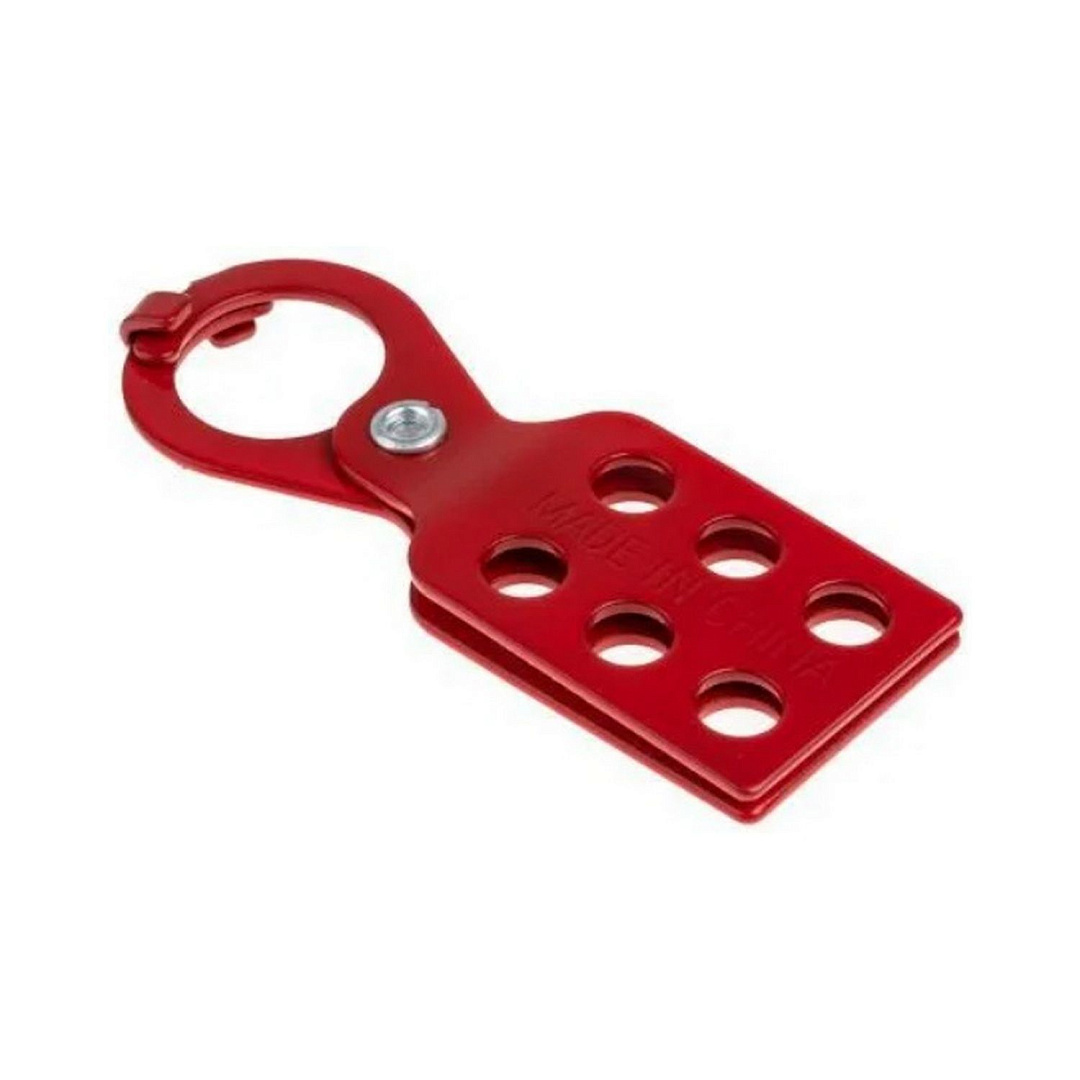 Множитель замковый стальной, диаметр затвора – 25 мм, 110х39х7 мм, цвет – красный, 1 шт/упак