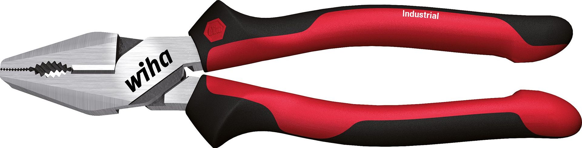 Массивные пассатижи Wiha Industrial с DynamicJoint и OptiGrip со сверхдлинной режущей кромкой