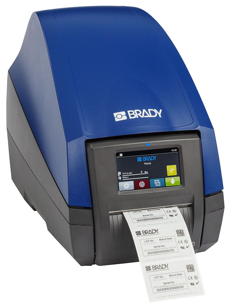 Принтер BRADY i5100-300-UKEU, c базовым ПО BWS. Разрешение 300dpi. В компл.: шнур питания, USB-кабель, компакт-диск с драйвером, руководство пользователя на разных языках, руководство по настройке на англ. языке и печатное руководство пользователя на