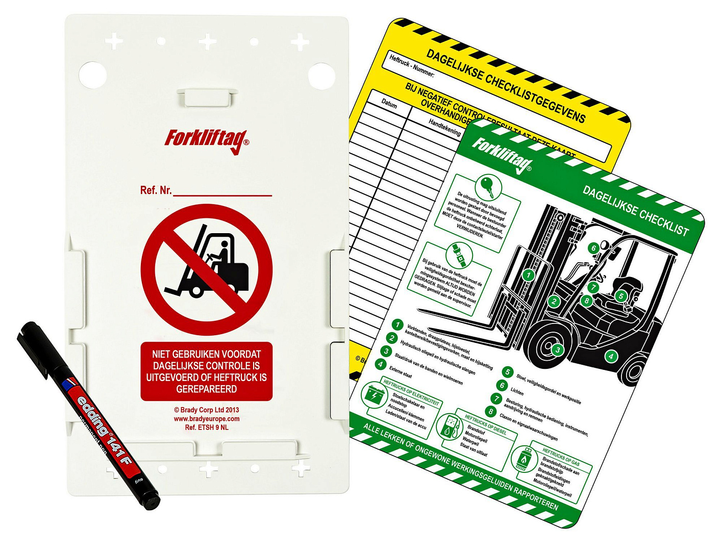 Комплект Brady Forkliftag