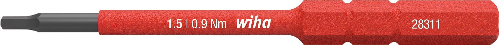 Бита Wiha slimBit electric Шестигранник