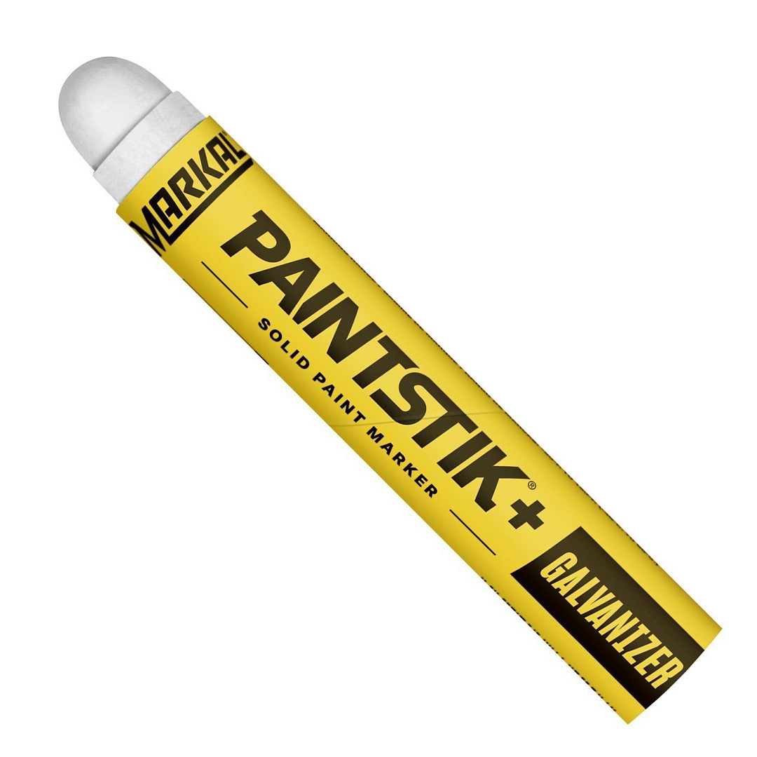 Маркер Markal Paintstik+ Galvanizer стирается при цинковании